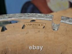 Saint Louis Tommy Cristal St Louis Signé Cendrier Vide Poche