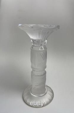 Saint-Louis Totem en Cristal La Torchère Années 1990 France