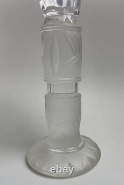 Saint-Louis Totem en Cristal La Torchère Années 1990 France