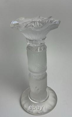 Saint-Louis Totem en Cristal La Torchère Années 1990 France