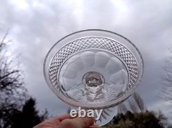 Saint Louis Trianon 4 Champagnergläser Coupes A Champagne Cristal Taillé 19ème