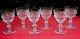 Saint Louis Trianon 6 Water Glasses Weingläser Verre A Eau Cristal Taillé 19eme