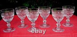Saint Louis Trianon 6 Water Glasses Weingläser Verre A Eau Cristal Taillé 19eme