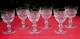 Saint Louis Trianon 6 Wine Glasses Weingl&auml;ser Verre A Vin Cristal Taill&eacute; 19&eacute;me B