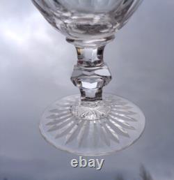 Saint Louis Trianon 6 Wine Glasses Weingläser Verre A Vin Cristal Taillé 19éme B