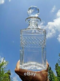 Saint Louis Trianon Whiskey Wine Decanter Carafe A Whisky Vin Cristal Taillé