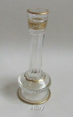 Saint-Louis. Vase soliflore en cristal modèle Thistle or, XXe siècle