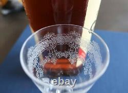 Saint Louis cristal, service Papin. 11 (+1) verres à Porto. H11,1cm