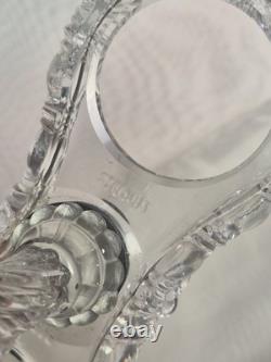 Saint Louis, huilier-vinaignier en cristal moulé