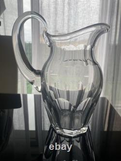 Saint Louis modèle Canton, broc/pichet en cristal, signé, Carafe TBE