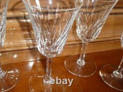 Saint Louis modèle Cerdagne 5 verres à vin en cristal Saint louis SUPERBE