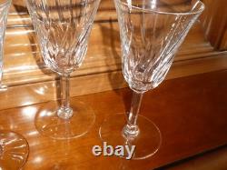 Saint Louis modèle Cerdagne 5 verres à vin en cristal Saint louis SUPERBE