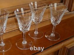 Saint Louis modèle Cerdagne 5 verres à vin en cristal Saint louis SUPERBE