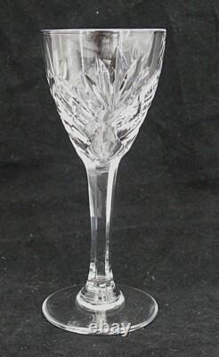 Saint Louis modèle Chantilly, 12 verres 11,7 cm, cristal, excellent état, signés