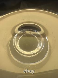 Saint -Louis, modèle Chantilly 1958 verre cristal, taillé main, soufflé bouche