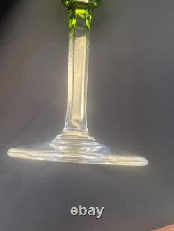 Saint -Louis, modèle Chantilly 1958 verre cristal, taillé main, soufflé bouche
