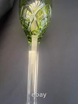 Saint -Louis, modèle Chantilly 1958 verre cristal, taillé main, soufflé bouche
