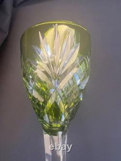 Saint -Louis, modèle Chantilly 1958 verre cristal, taillé main, soufflé bouche