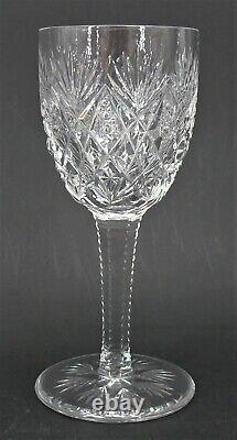 Saint Louis modèle Florence, 6 verres à vin, cristal, 16,4 cm, parfait état