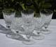 Saint Louis Modèle Guernesey 6 Verres à Vin Rouge En Cristal Haut. 13,2 Cm