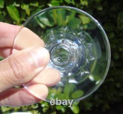 Saint Louis modèle Guernesey 6 verres à vin rouge en cristal Haut. 13,2 cm