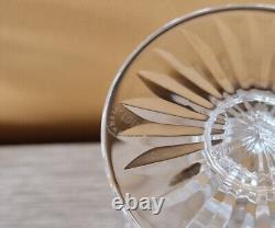 Saint Louis modèle Trianon série de 6 verres à vin n°3 en cristal taillé