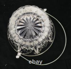 Saint Louis, seau à glace/glaçons cristal et métal argenté, excellent état