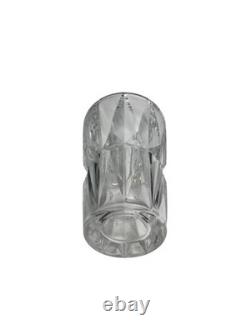 Saint Louis, vase en cristal tronconique signé vers 1950