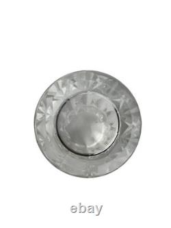 Saint Louis, vase en cristal tronconique signé vers 1950