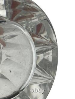 Saint Louis, vase en cristal tronconique signé vers 1950