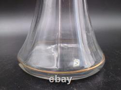 Saint-louis Carafe + 8 verres cristal gravé dorure XXeme Catalogue 1930