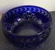 Saladier En Cristal Bleu Baccarat Ou Saint Louis