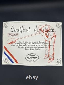 Seau À Champagne En Cristal Saint Louis les Bitches Numéroté Dans Sa Boîte St