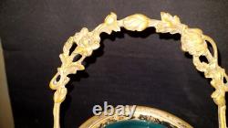 Seau a biscuit Ou a Glace Saint Louis Ou Baccarat Cristal Givré Dégagée A L