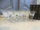 Serie De 10 Verres A Vin Blanc En Cristal Saint Louis Modele Jersey