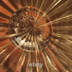 Série De 6 Flûtes À Champagne En Cristal De St Louis Modèle Tommy Signés