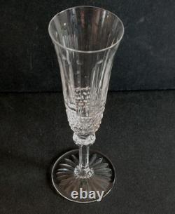 Série De 6 Flûtes À Champagne En Cristal De St Louis Modèle Tommy Signés