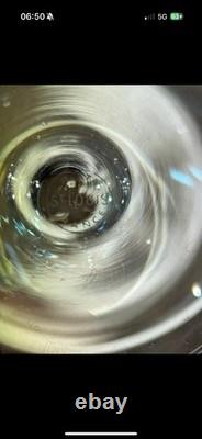 Série De 6 Verrres À Cognac Cristal De Saint Louis Hauteur 12 cm