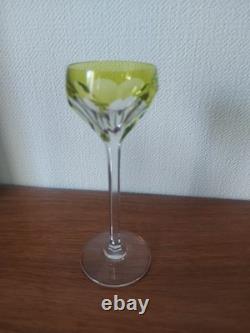 Serie De 8 Verres En Cristal De SAINT-LOUIS FRANCE, ESTAMPILLÉS