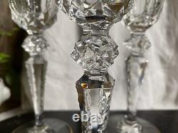 Série de 6 Verres à vin en cristal de Saint Louis modèle Excellence 18,8cm