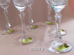 Série de 6 flutes Champagne cristal Lorraine Yvan (Tommy pour St-Louis) neufs