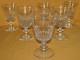 Série De 6 Verres à Eau Anciens En Cristal Baccarat Saint-louis Xixème