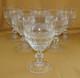 Série De 6 Verres à Eau Cristal De Saint-louis Modèle Trianon Estampillés H 14cm