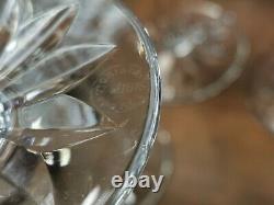 Série de 6 verres à eau en cristal de Saint Louis modèle Tarn