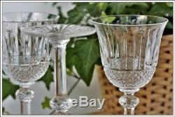 Série de 6 verres à vin de Bordeaux n°4 en cristal de St Louis modèle Tommy (A)