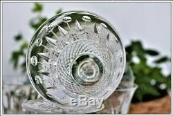 Série de 6 verres à vin de Bordeaux n°4 en cristal de St Louis modèle Tommy (A)