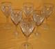 S&eacute;rie De 6 Verres &agrave; Vin /eau Cristal De Saint-louis Mod&egrave;le Chantilly Estampill&eacute;s