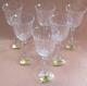 Série De 6 Verres à Vin En Cristal Lorraine Yvan (tommy Pour St-louis) Neufs