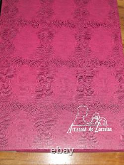 Série de 6 verres à vin en cristal Lorraine Yvan (Tommy pour St-Louis) neufs