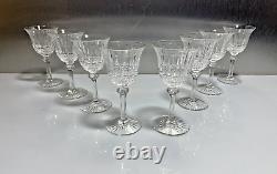 Série de 8 verres cristal Saint-Louis modèle Tommy 14 cm